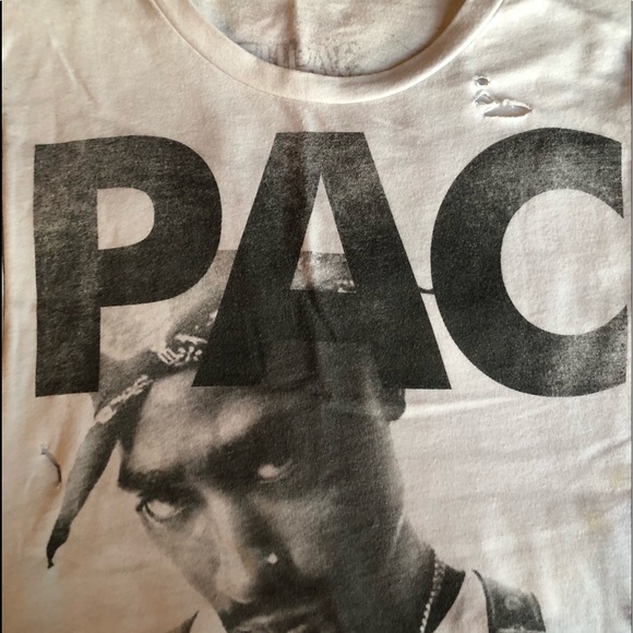 Tupac Distressed Tank - Picture 2 of 4